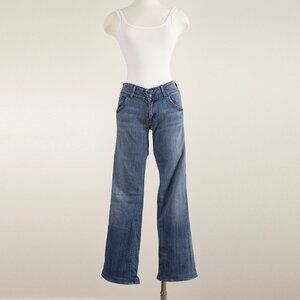 Vintage Y2K Hudson Signature Bootcut Low Rise 28 made in USA jeans w170dhk